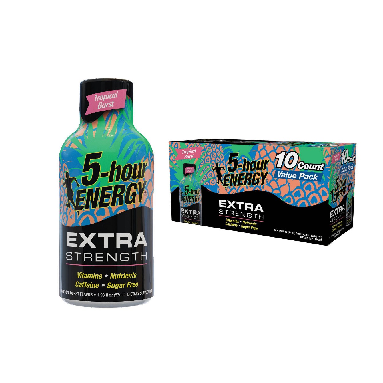5 Hour Energy Extra Strength Tropical Burst